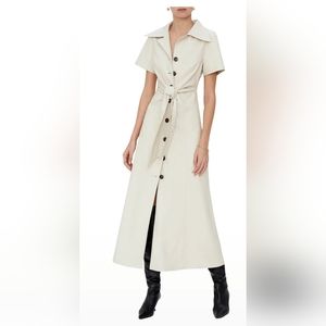 Alexis vegan leather dress